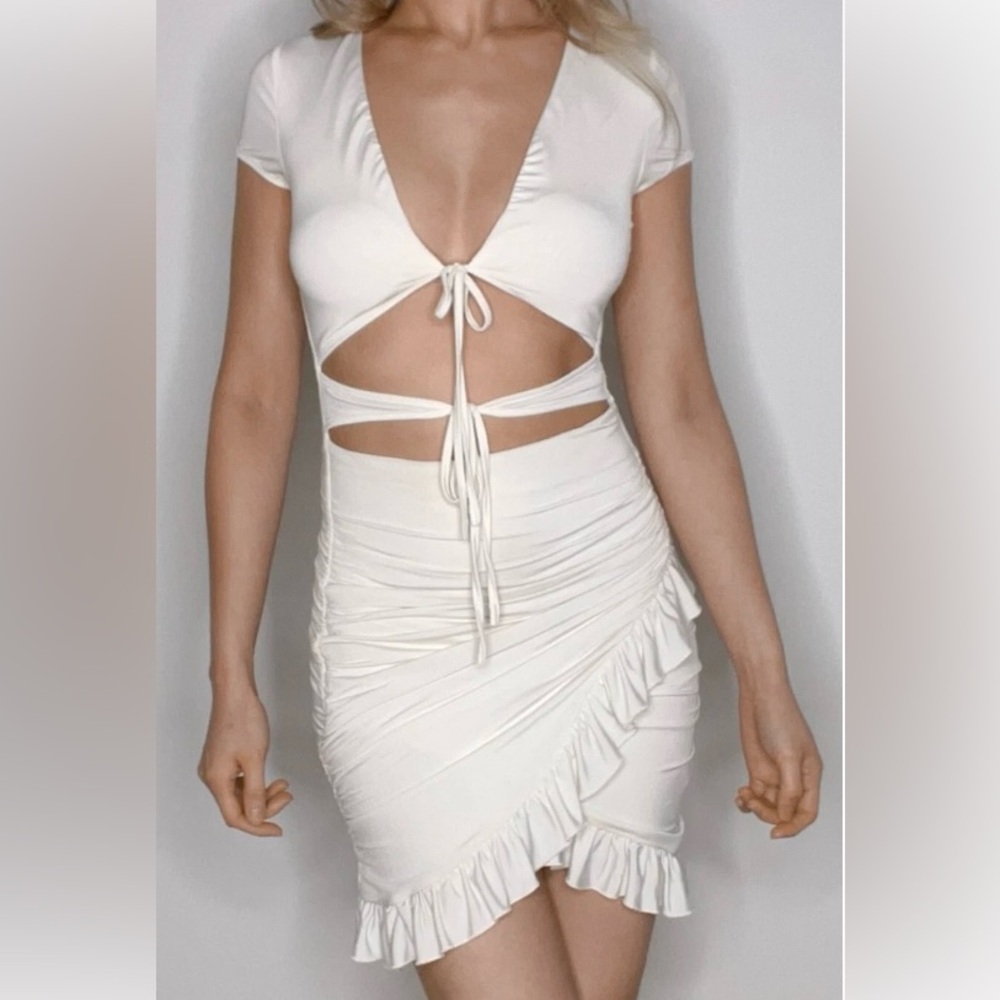 I.AM.GIA Greta Dress, White XS, Worn once